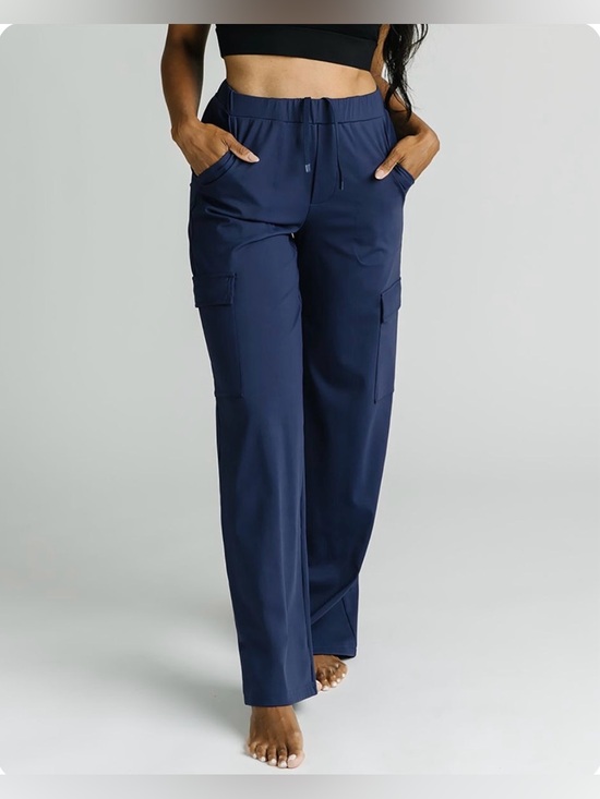 ZYIA Pants - Zyia Active Navy Presidio Peak Cargo Pants